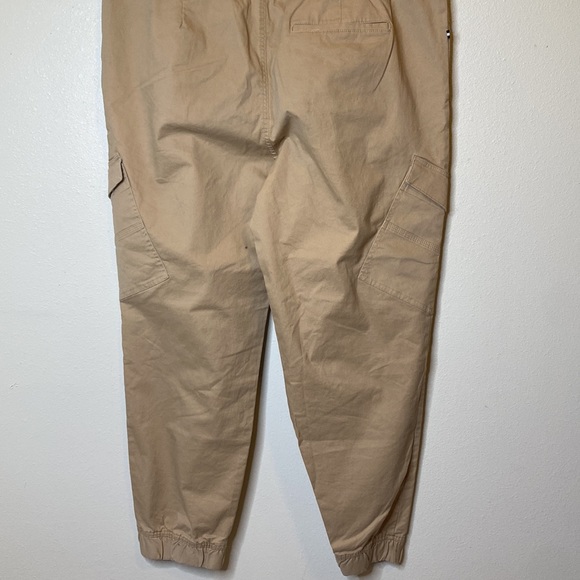 Edgar Ash Men Tan Drawstring Elastic Comfort Waist Stretch Running Joggers XL - Picture 5 of 6